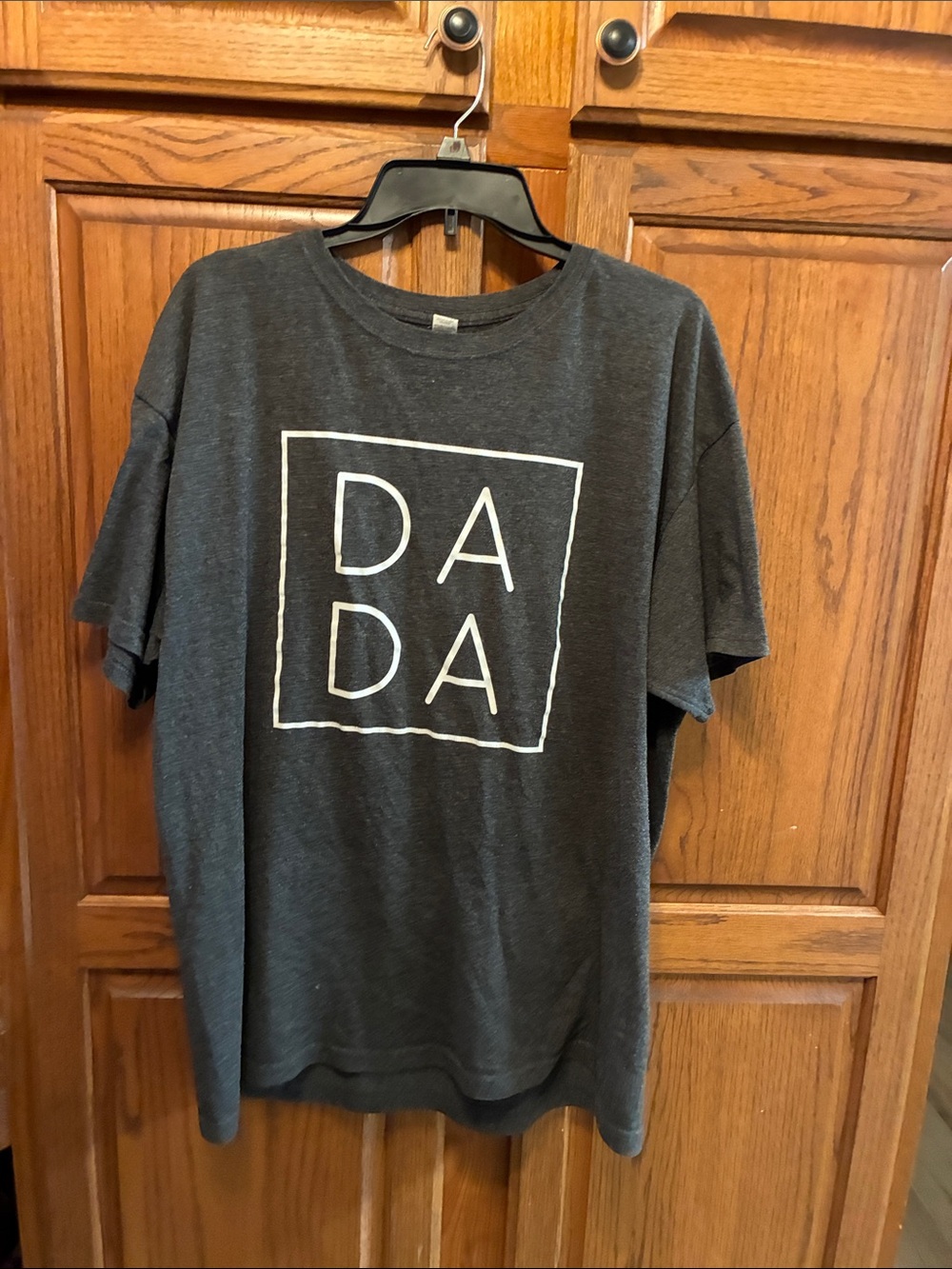 Charcoal Gray DaDa Logo men’s Short-Sleeve Tee size L